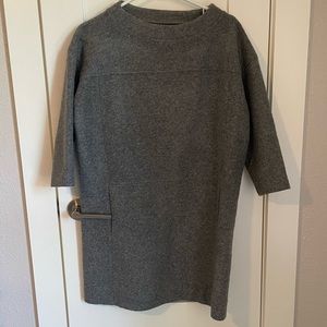 Cozy Madewell grey cocoon dress, XS